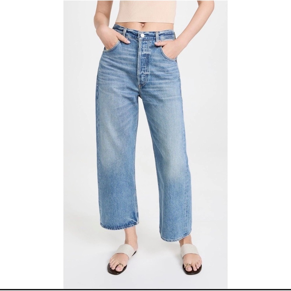 Citizens of Humanity Gaucho Jeans Womens 26 Fits 28x26 Blue High Rise Wide Leg